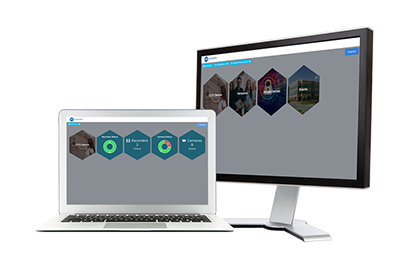 screens displaying access control information
